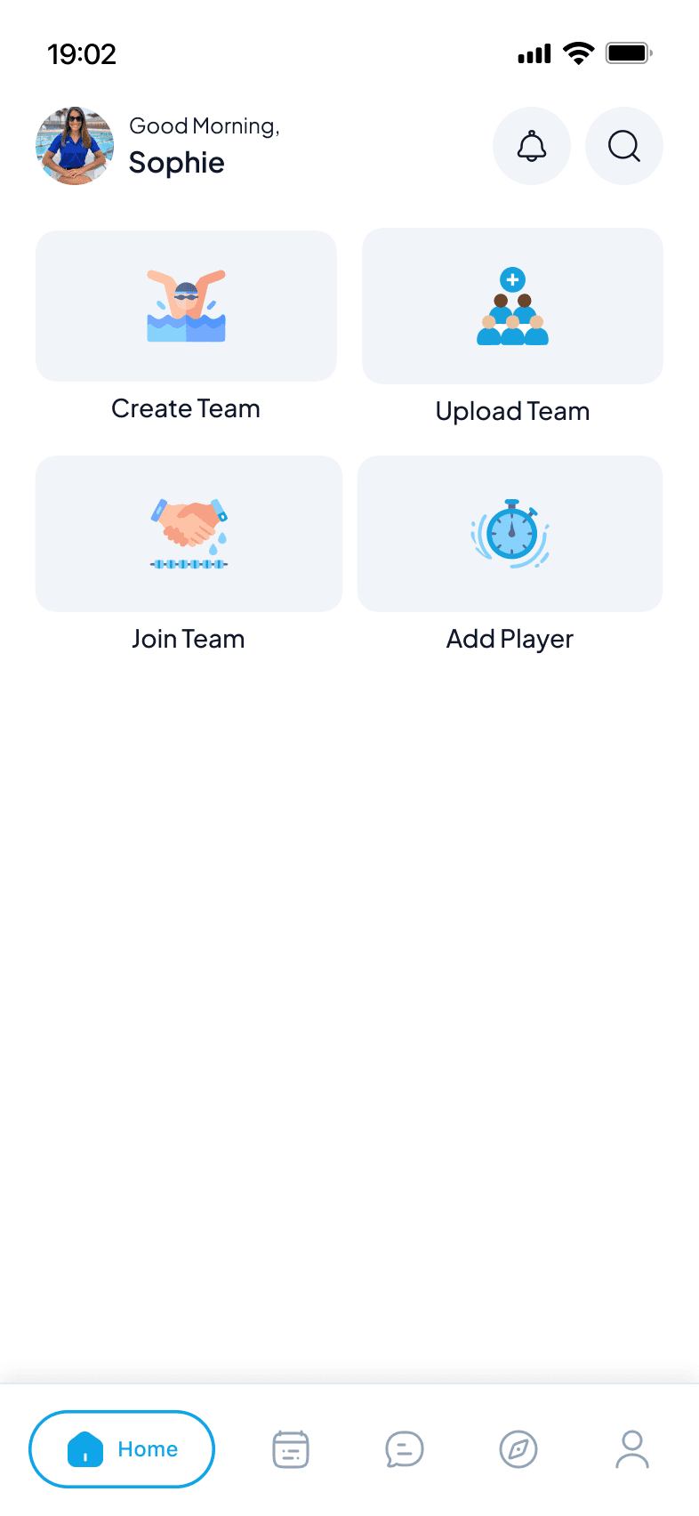 LastLap Live app home screen